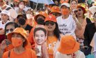 Orange-Clad Move Forward Supporters Turn Out For Prime Ministerial Vote Orange-Clad Move Forward Supporters Turn Out For Prime Ministerial Vote