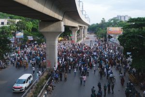 Bangladeshi University Students Protest Quota System Reforms